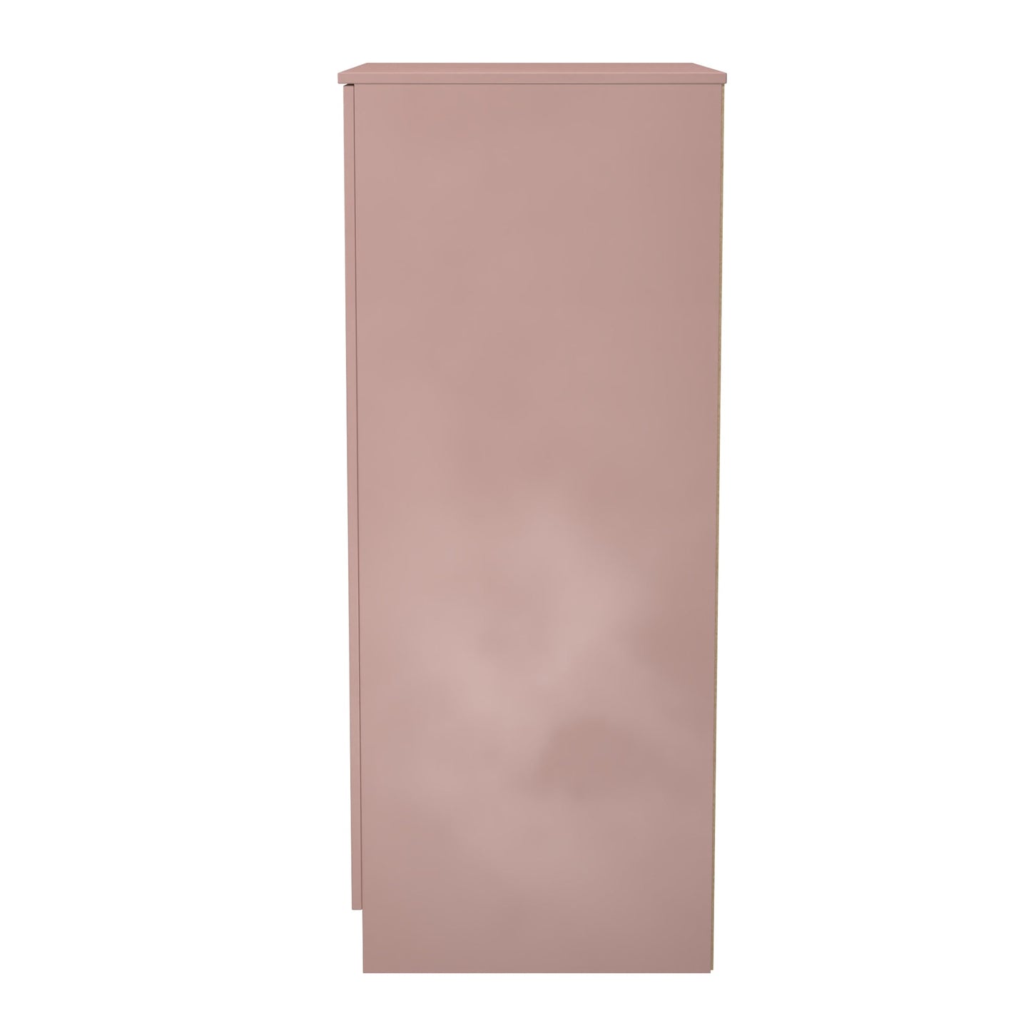 Plymouth Tall Wardrobe Pink 2 Doors 1 Shelf 74cm