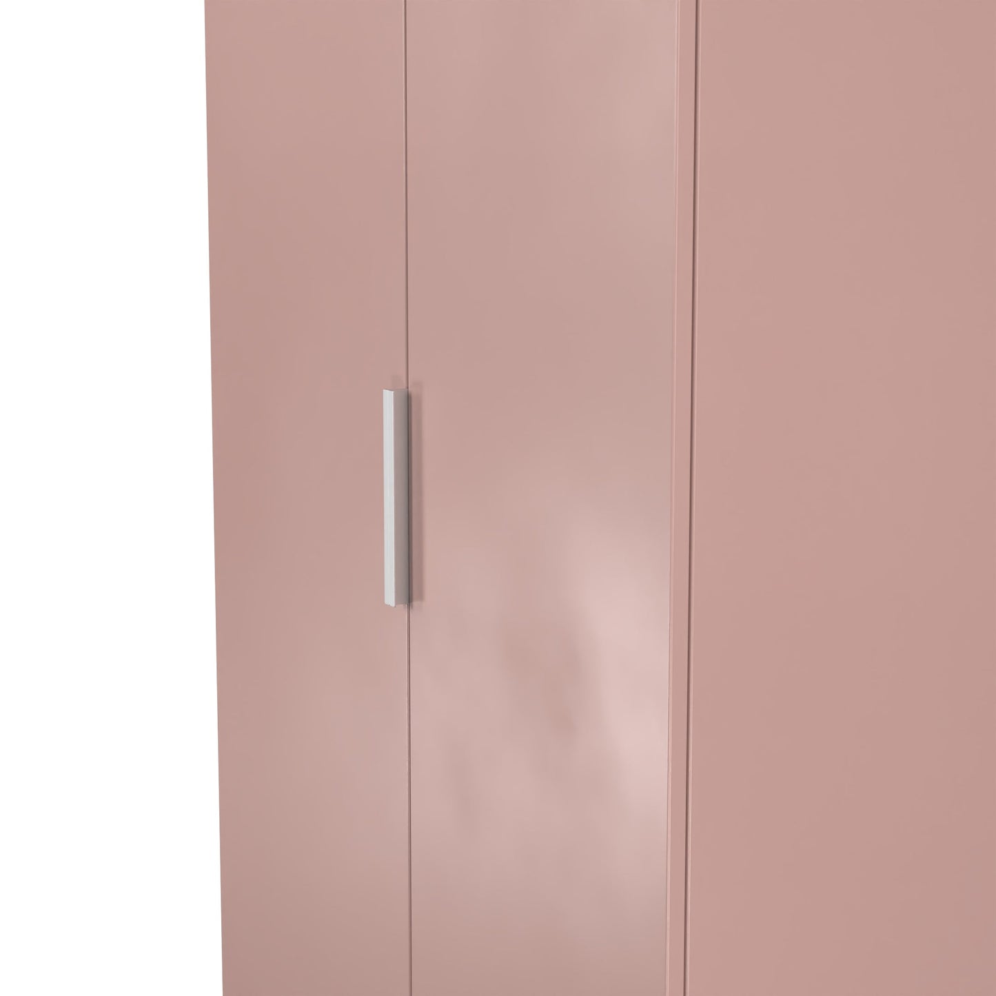 Plymouth Tall Wardrobe Pink 2 Doors 1 Shelf 74cm