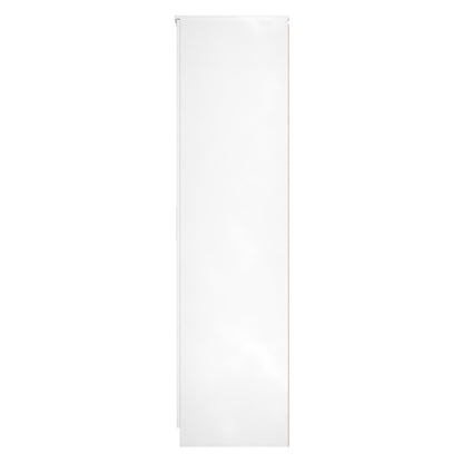 Plymouth Tall Wardrobe White 2 Doors 1 Shelf 74cm