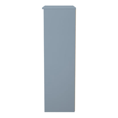 Plymouth Tall Bookcase Light Blue 3 Shelves 74cm