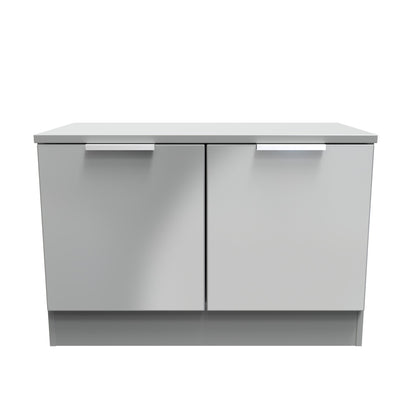 Plymouth TV Unit Grey 2 Doors 74cm