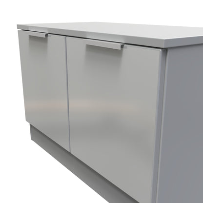 Plymouth TV Unit Grey 2 Doors 74cm