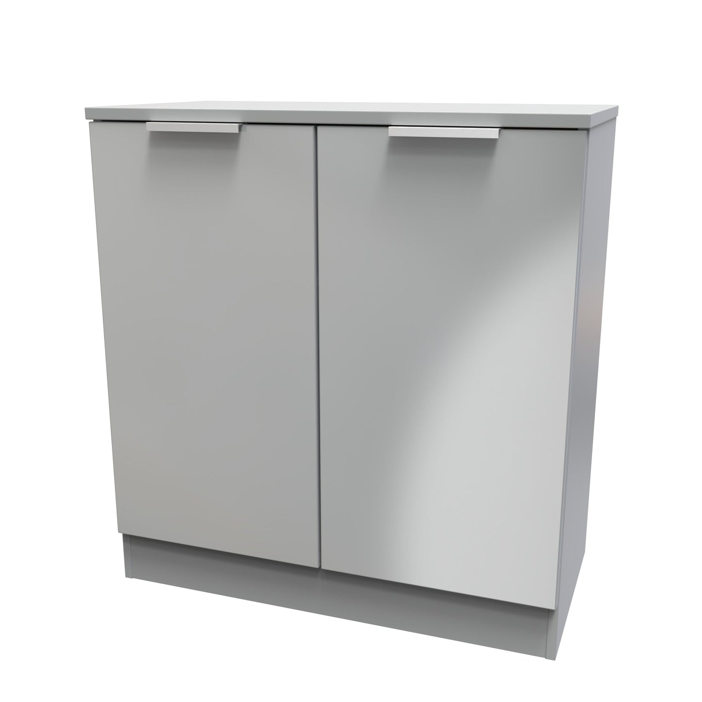 Plymouth Cabinet Grey 2 Doors 1 Shelf 74cm