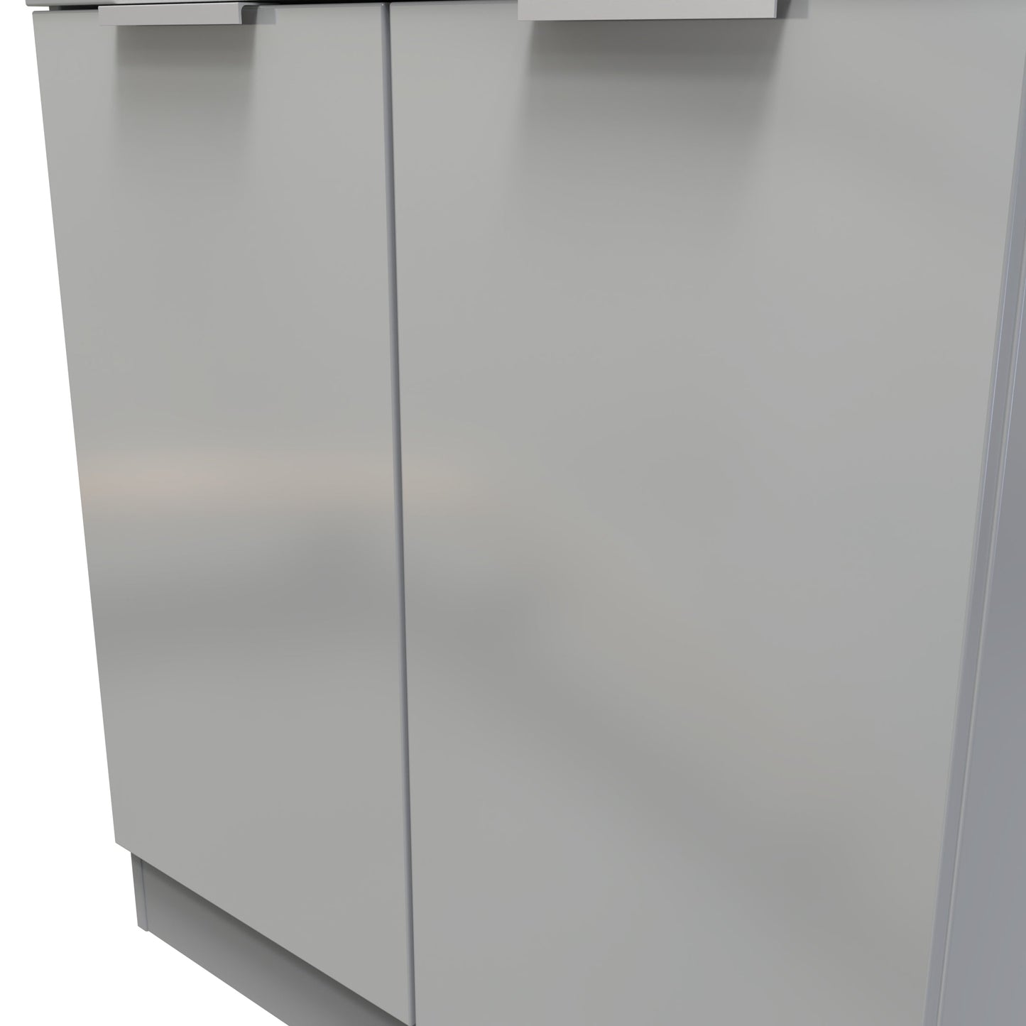 Plymouth Cabinet Grey 2 Doors 1 Shelf 74cm