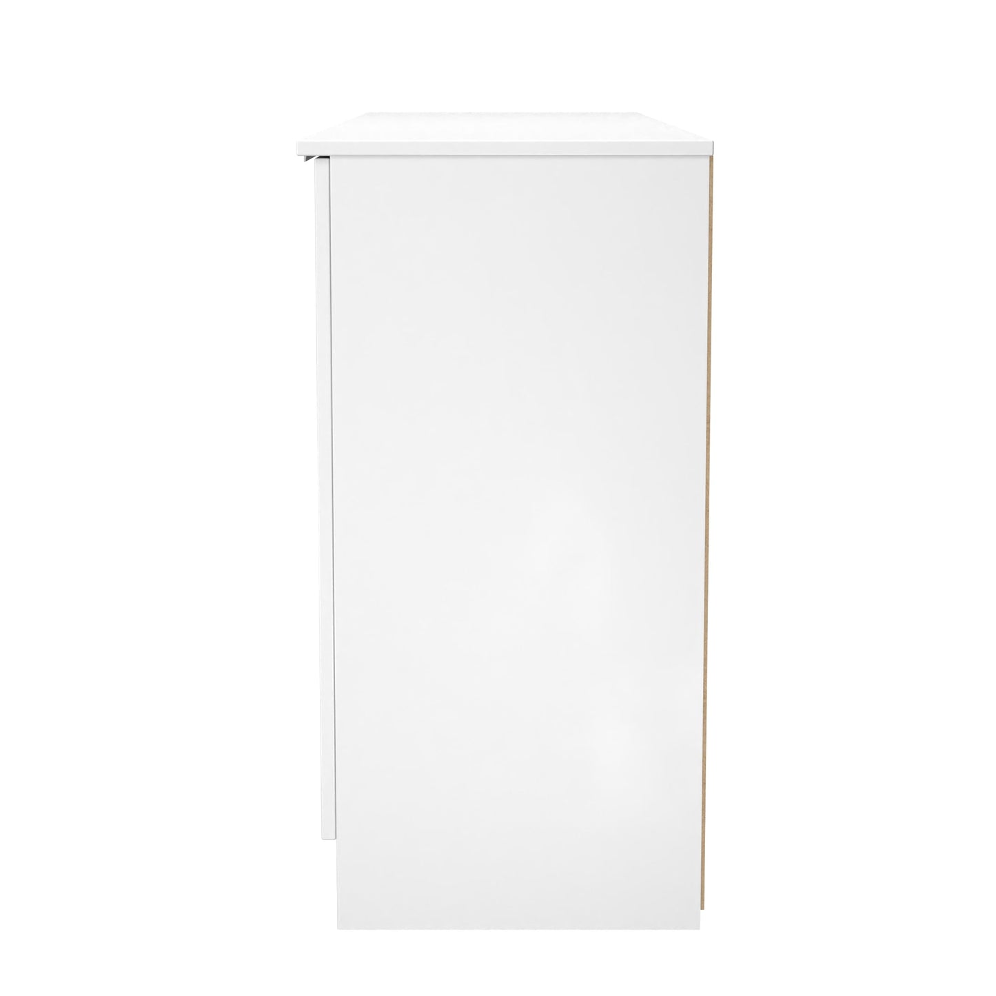 Plymouth Large Sideboard White 4 Doors 2 Shelves 1 Drawer 144cm