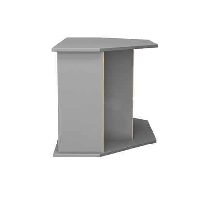 Plymouth Corner Corner TV Unit Grey 5 Shelves 1 Drawer 110cm