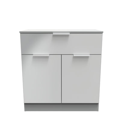 Plymouth Sideboard Grey 2 Doors 1 Drawer 74cm