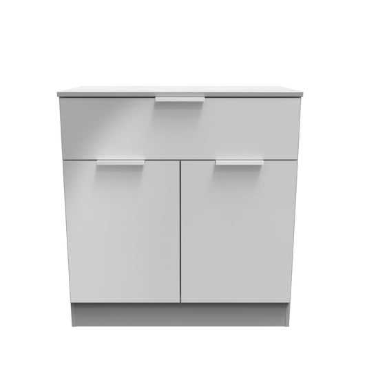 Plymouth Sideboard Grey 2 Doors 1 Drawer 74cm