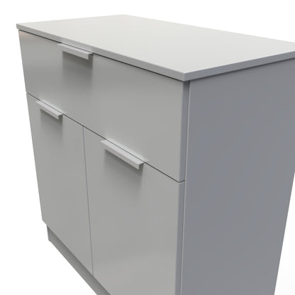 Plymouth Sideboard Grey 2 Doors 1 Drawer 74cm