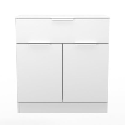 Plymouth Sideboard White 2 Doors 1 Drawer 74cm