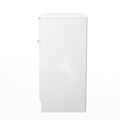 Plymouth Sideboard White 2 Doors 1 Drawer 74cm