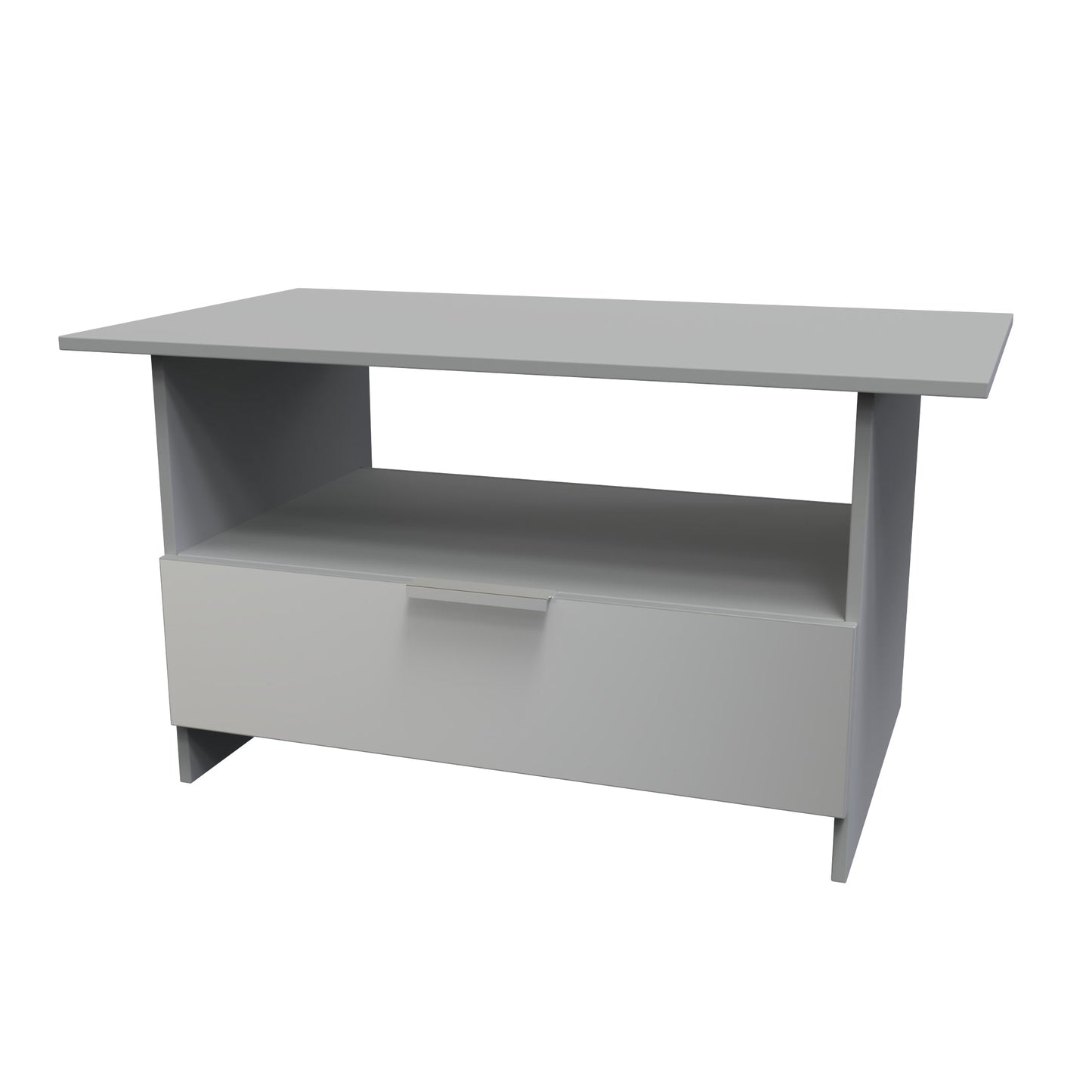 Plymouth Coffee Table Grey 1 Shelf 1 Drawer 93cm