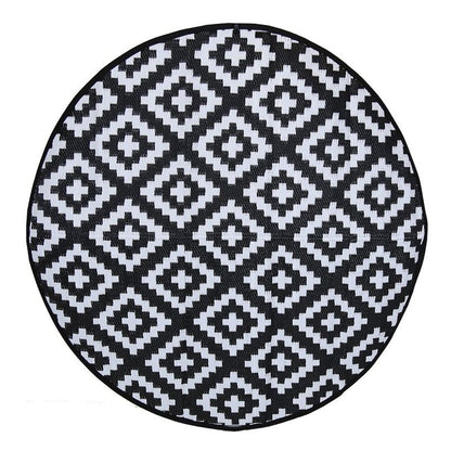 Wensum Wensum Waterproof Round Rug Black 150cm