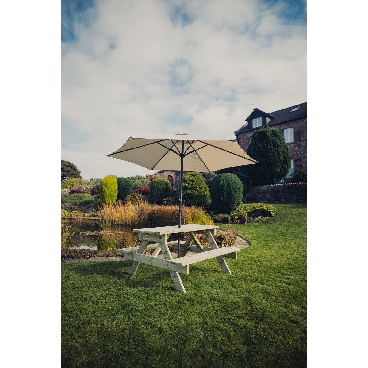 Traditional Garden Picnic Table by Churnet Valley - 4 Seats - PT101
