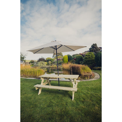 Traditional Garden Picnic Table by Churnet Valley - 6 Seats - PT102