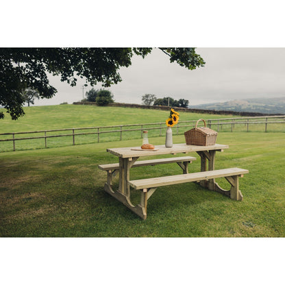 Lunar Garden Picnic Table by Churnet Valley - 4 Seats - PT107