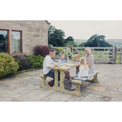 Lunar Garden Picnic Table by Churnet Valley - 4 Seats - PT107