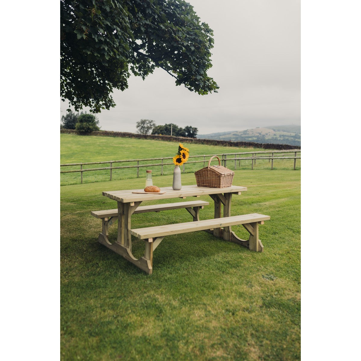 Lunar Garden Picnic Table by Churnet Valley - 4 Seats - PT107