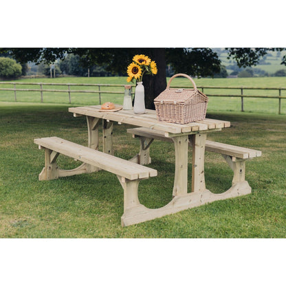 Lunar Garden Picnic Table by Churnet Valley - 4 Seats - PT107