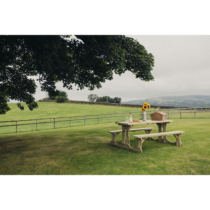 Lunar Garden Picnic Table by Churnet Valley - 4 Seats - PT107