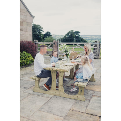 Lunar Garden Picnic Table by Churnet Valley - 4 Seats - PT107