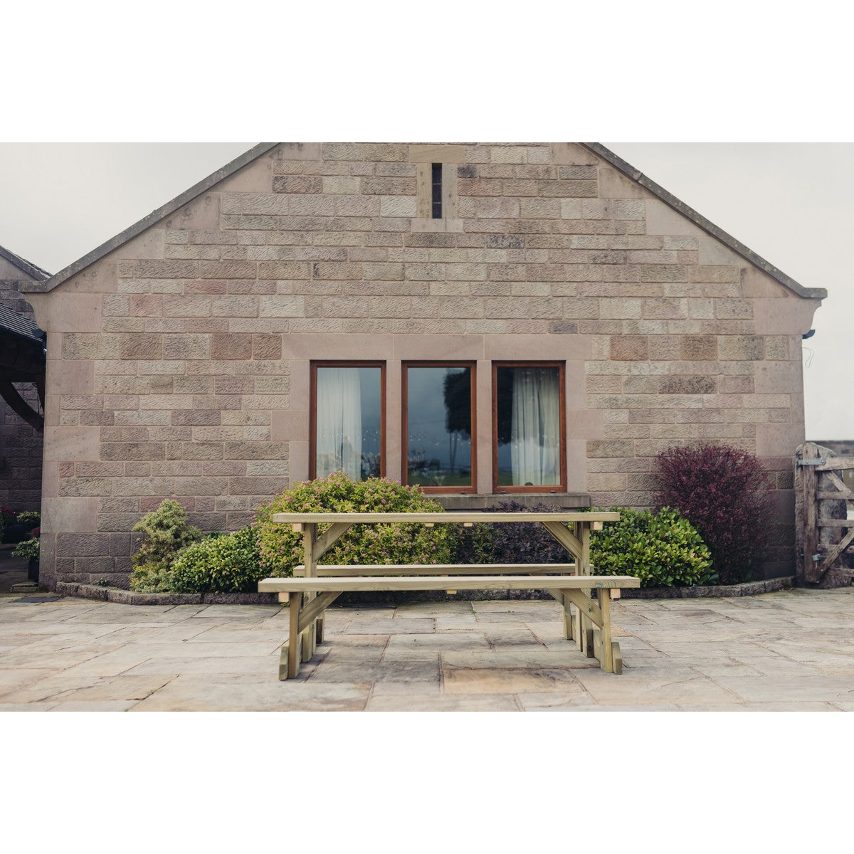 Lunar Garden Picnic Table by Churnet Valley - 6 Seats - PT108