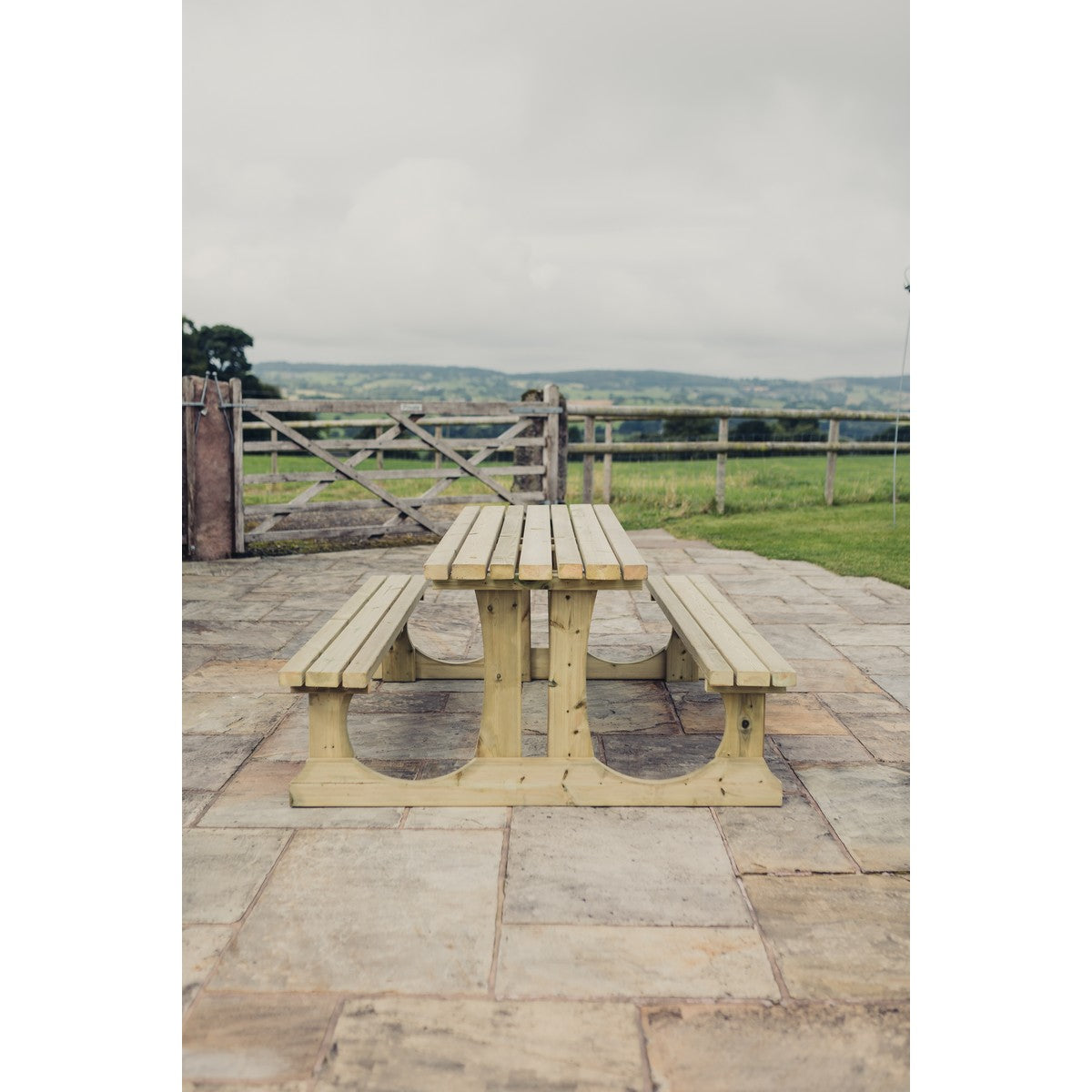 Lunar Garden Picnic Table by Churnet Valley - 6 Seats - PT108