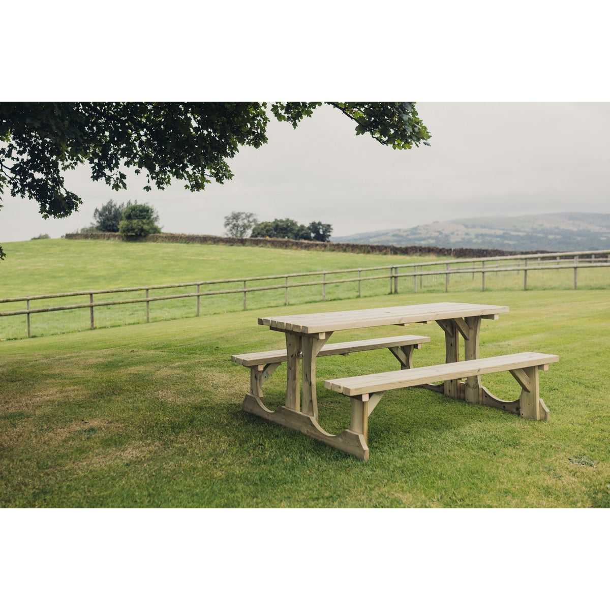 Lunar Garden Picnic Table by Churnet Valley - 6 Seats - PT108