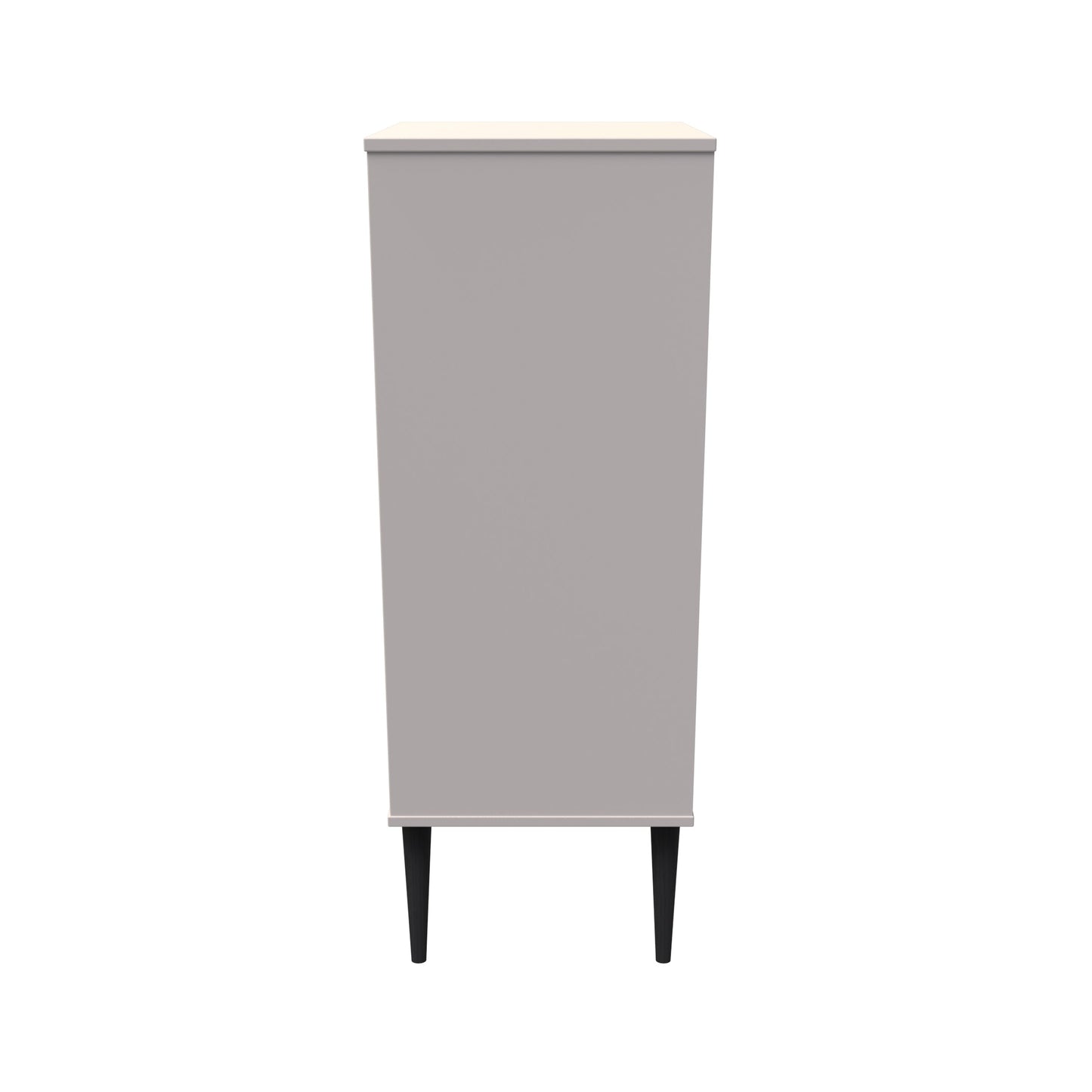 Pixel Tall Tallboy Off-white 5 Drawers 45cm