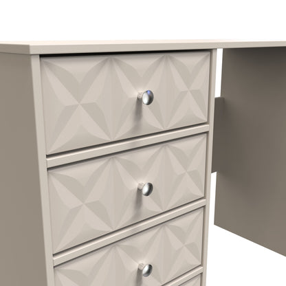 Pixel Desk Off-white 4 Drawers 97cm