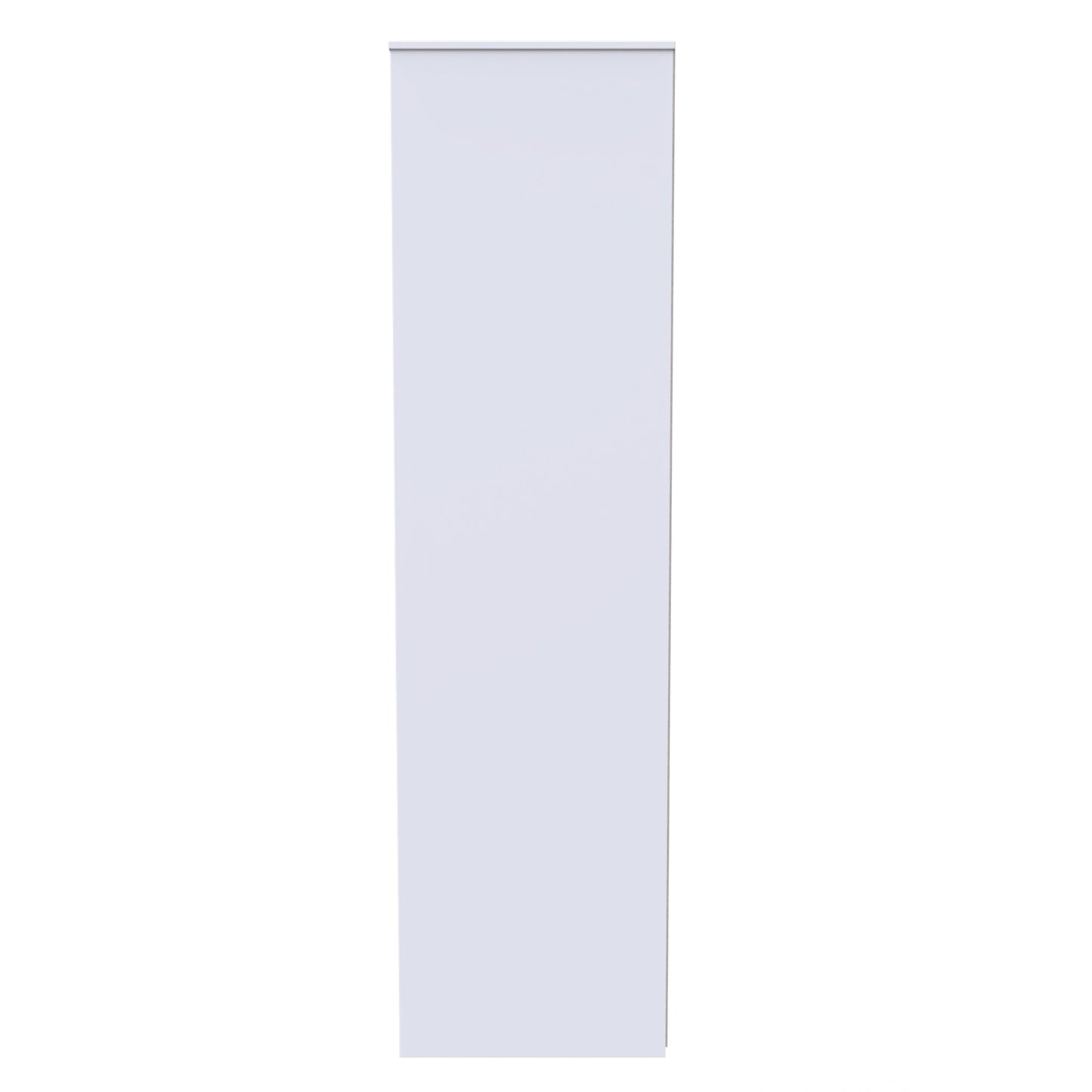 Pixel Tall Wardrobe White 2 Doors 1 Shelf 77cm
