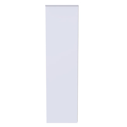 Pixel Tall Wardrobe White 2 Doors 1 Shelf 77cm