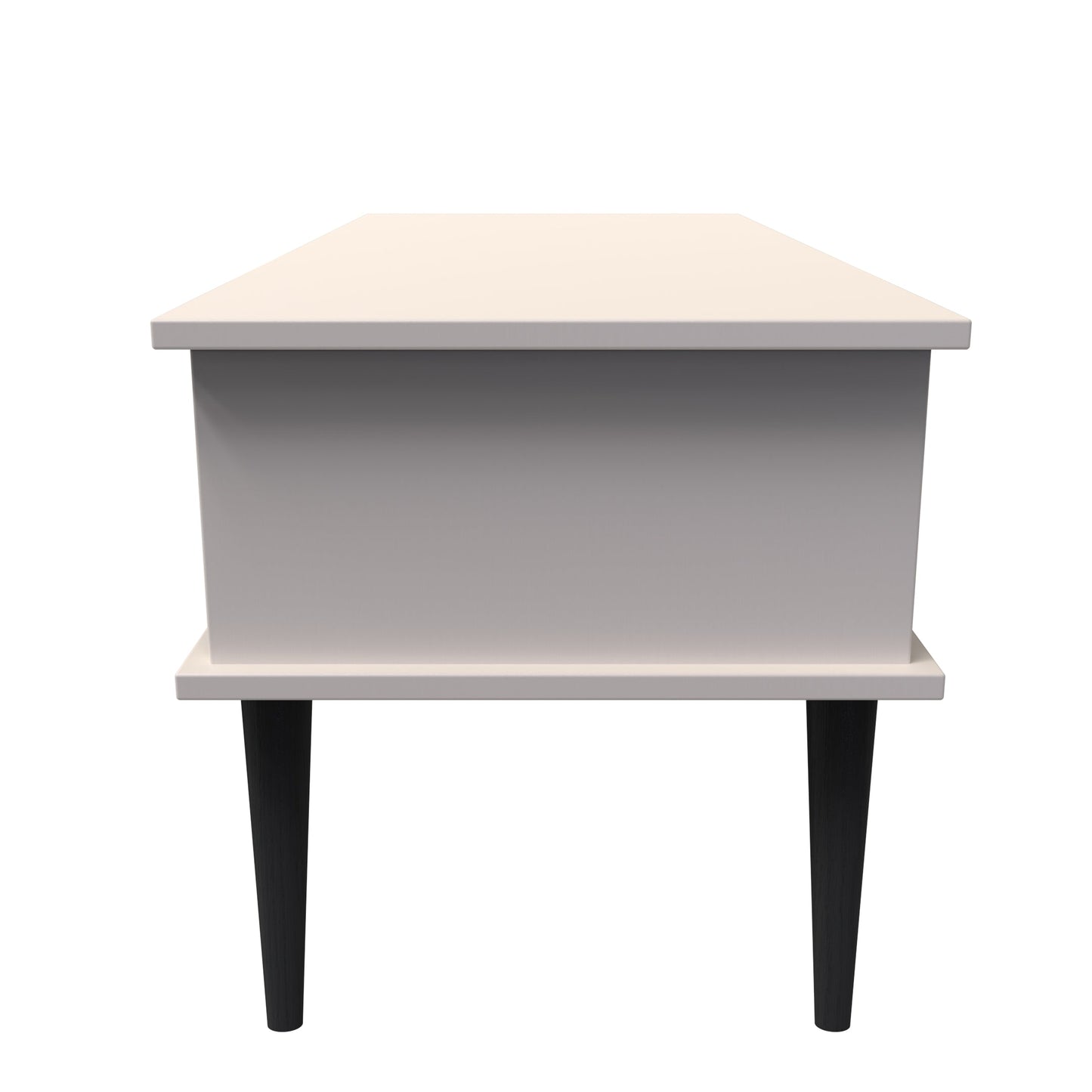 Pixel Coffee Table Off-white 1 Shelf 1 Drawer 92cm