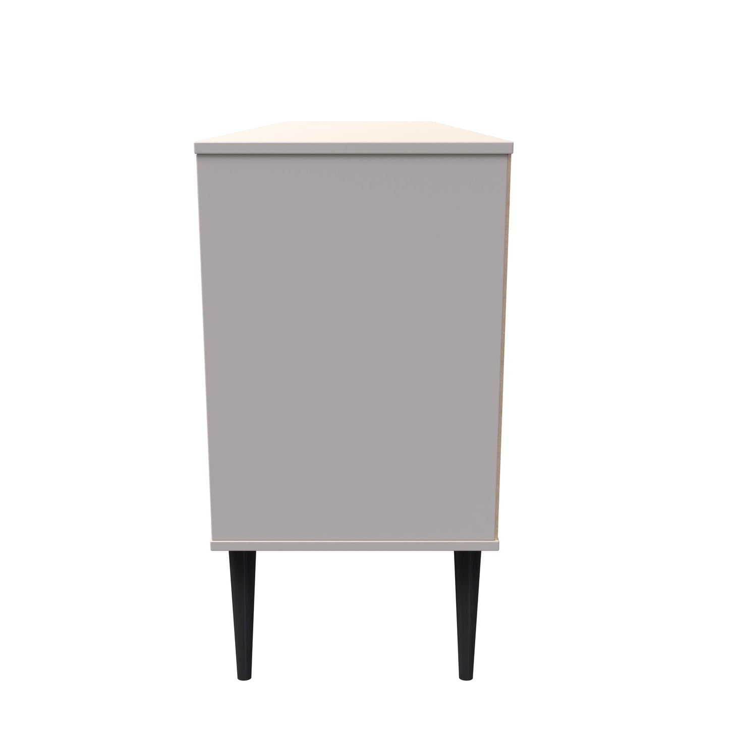 Pixel Large Sideboard Off-white 2 Shelves 6 Drawers 152cm