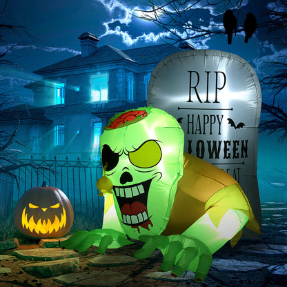Zombie Inflatable Halloween Decoration - 250cm Primary Image