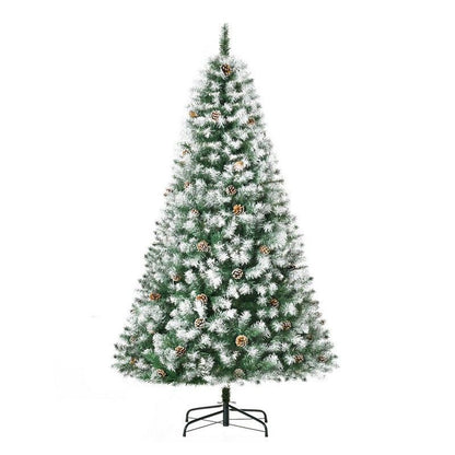 6 Foot Artificial Christmas Tree with Pine Cones