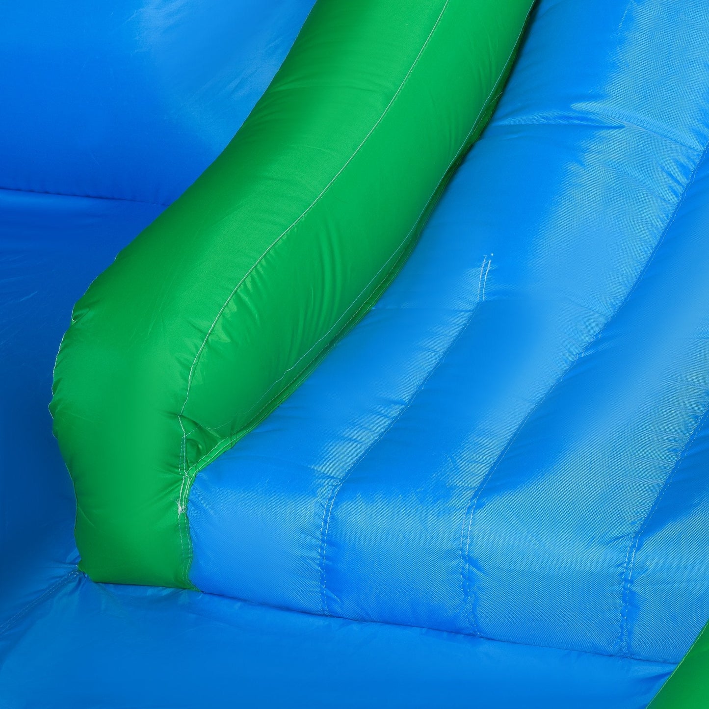 Outsunny Kids Inflatable Bouncy Castle Water Slide 6 In 1 Bounce House Jumping Castle Water Pool Gun Climbing Wall Basket With Air Blower For Summer Playland