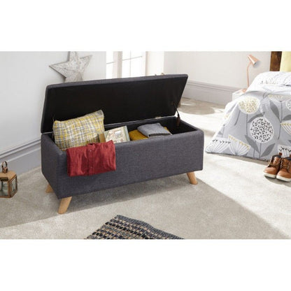 GFW Secreto Large Ottoman Grey 1 Door