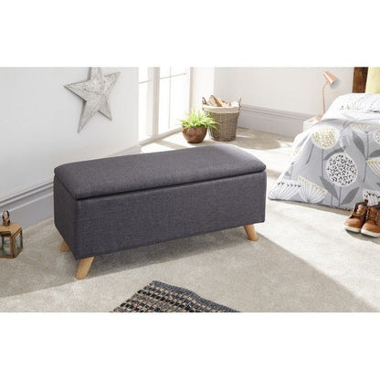 GFW Secreto Large Ottoman Grey 1 Door