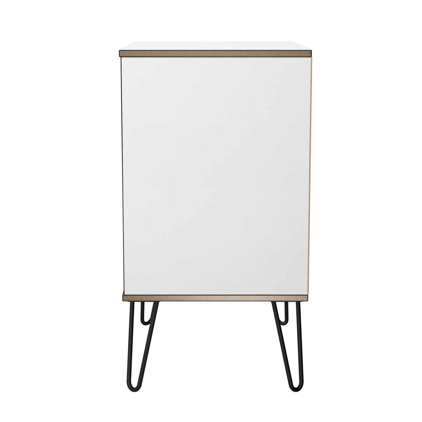 Shanghai C Chest of Drawers White 3 Drawers 58cm