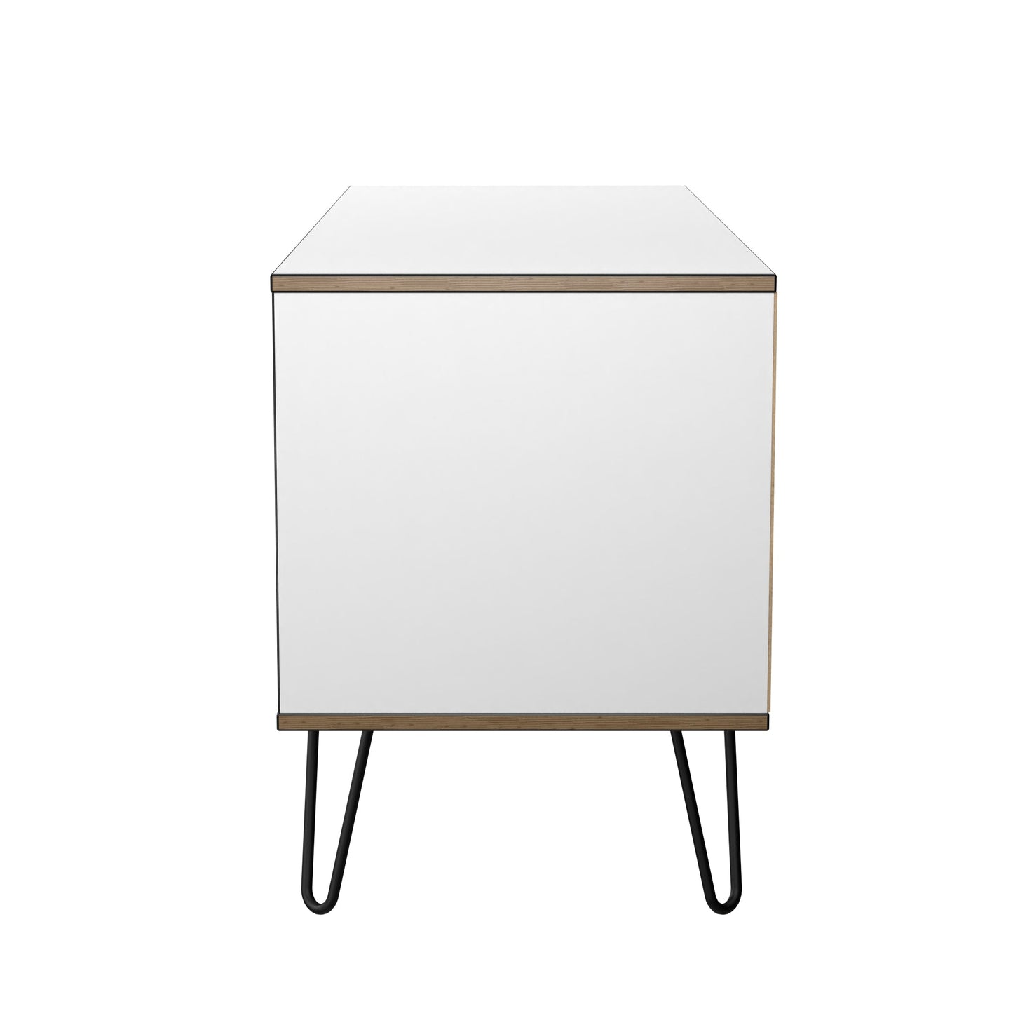 Shanghai C Large Chest of Drawers White 4 Drawers 115cm