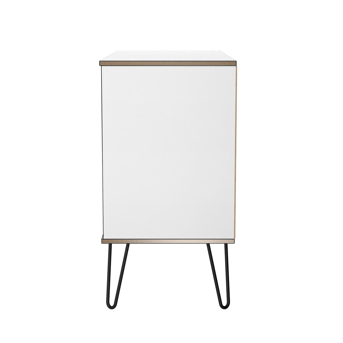 Shanghai C TV Unit White 2 Shelves 3 Drawers 97cm