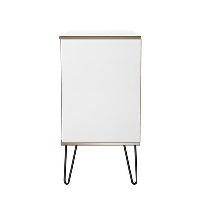 Shanghai C TV Unit White 2 Shelves 3 Drawers 97cm