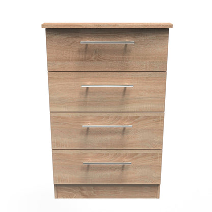 Sherwood Chest of Drawers Light Oak 4 Drawers 42cm
