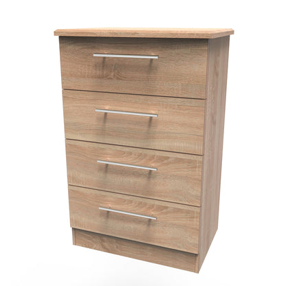 Sherwood Chest of Drawers Light Oak 4 Drawers 42cm