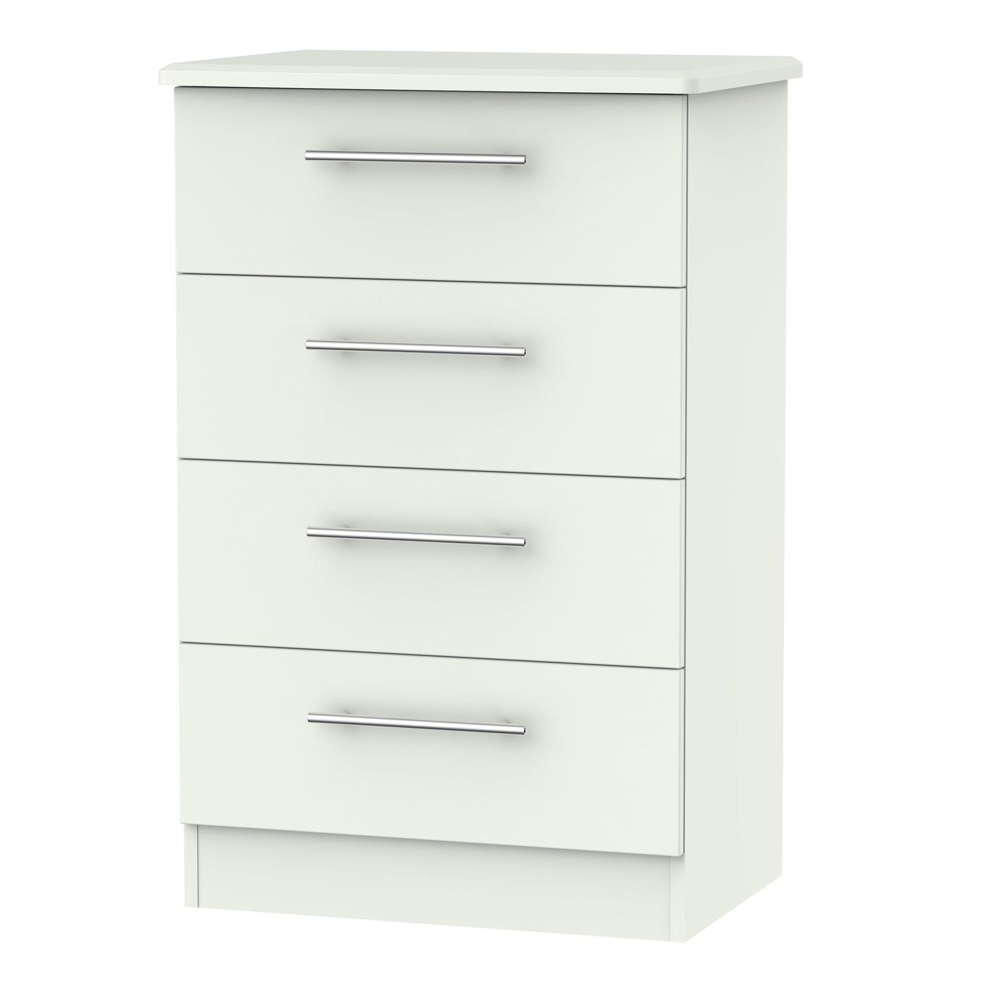 Sherwood Chest of Drawers White 4 Drawers 42cm