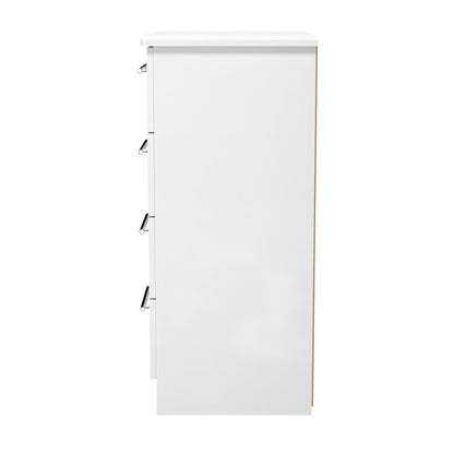 Sherwood Chest of Drawers White 4 Drawers 42cm