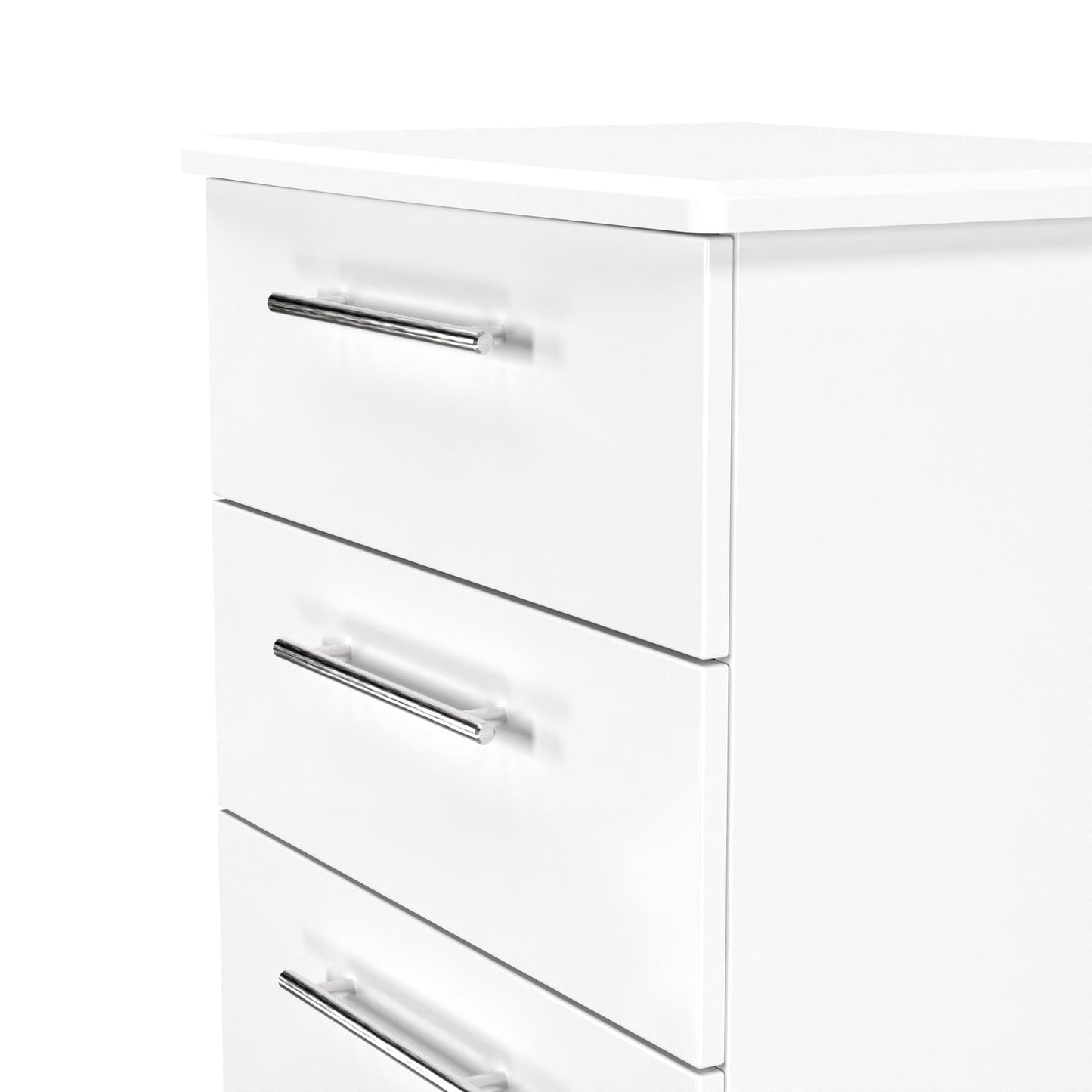 Sherwood Chest of Drawers White 4 Drawers 42cm