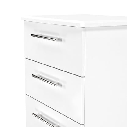 Sherwood Chest of Drawers White 4 Drawers 42cm