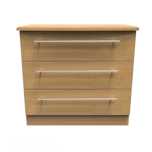 Sherwood Chest of Drawers Natural 3 Drawers 77cm